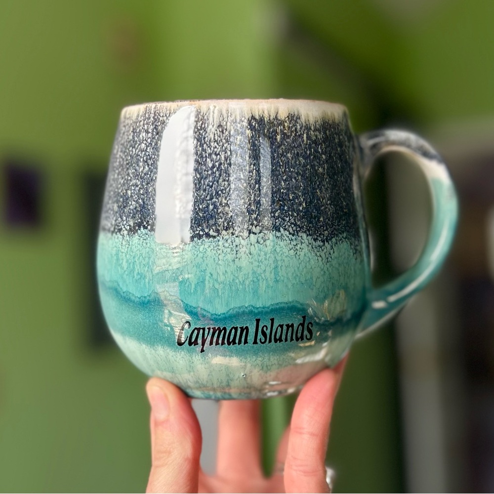 NEW Souvenir Unique Glazed Pottery Cayman Islands Kitchenware Mug